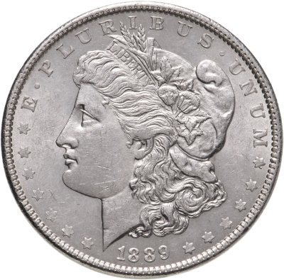 купить США 1 доллар (dollar) 1889 Доллар Моргана Без отметки монетного двора