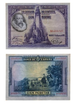 купить Испания 100 песет 1928 (Pick 76)