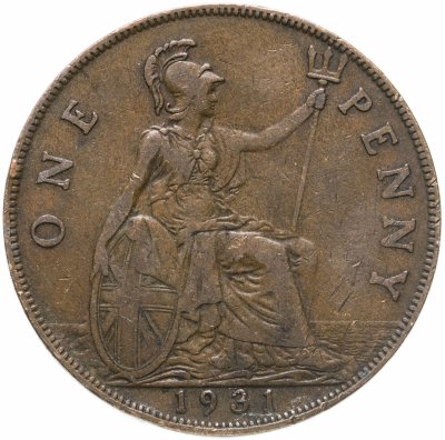 купить Великобритания 1 пенни 1931