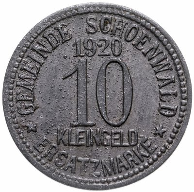 купить Германия (Шёнвальд) нотгельд 10 пфеннигов 1920