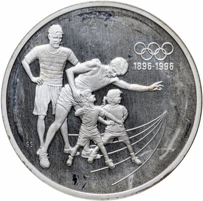 купить Канада 15 долларов (dollars) 1992 100 лет Олимпийским играм /бег/