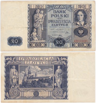 купить Польша 20 злотых 1936