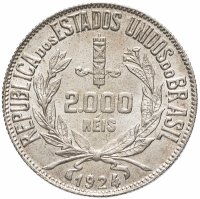 Купить Бразилия 2000 реалов (reis) 1924