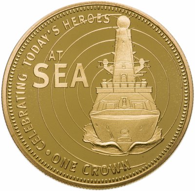 купить Тристан-да-Кунья 1 крона 2011 Герои на море