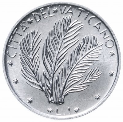 купить Ватикан 1 лира 1976