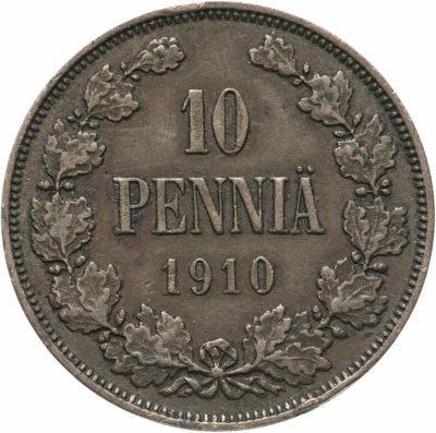 купить 10 пенни (pennia) 1910