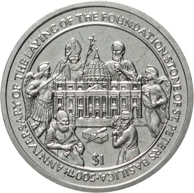 купить Сьерра-Леоне 1 доллар (dollar) 2006 "500 лет началу строительства Собора Святого Петра"