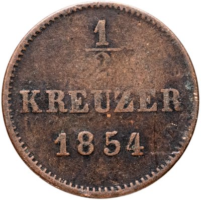 купить Германия, Саксен-Мейнинген 1 крейцер 1854