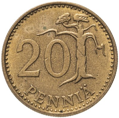 купить Финляндия 20 пенни (pennia) 1964