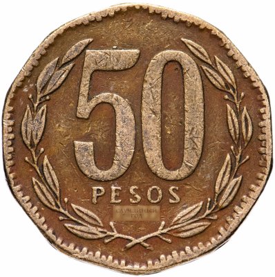 купить Чили 50 песо (pesos) 1982-1987, случайная дата