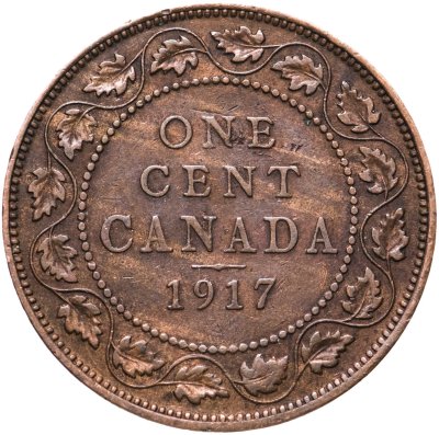 купить Канада 1 цент (cent) 1917