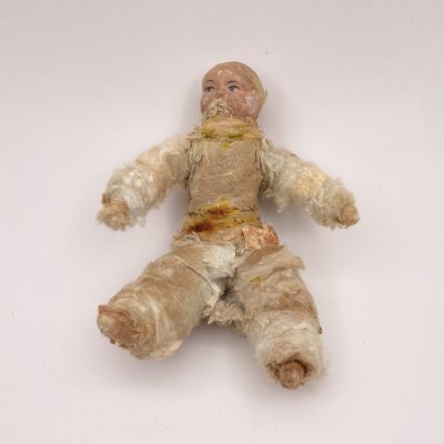 купить Елочная игрушка "Мальчик", вата, краска, стекло, СССР, 1937-1960 гг.