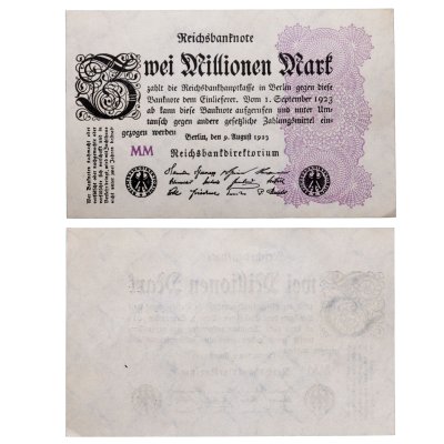 купить Германия 2000000 марок 1923 года