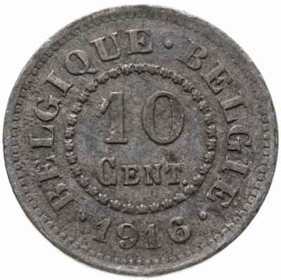 купить Бельгия 10 сантимов (centimes) 1916