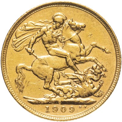 купить Великобритания, соверен (sovereign) 1909