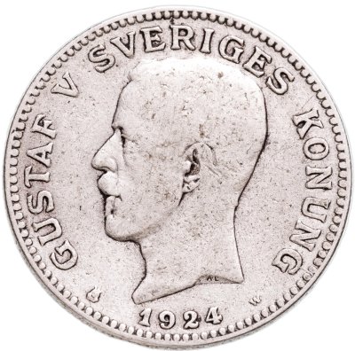 купить Швеция 1 крона (krona) 1924