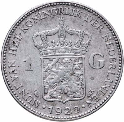 купить Нидерланды 1 гульден (gulden) 1929