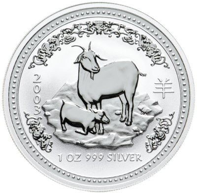 купить Австралия 1 доллар 2003 "Восточный календарь. Год Козы"