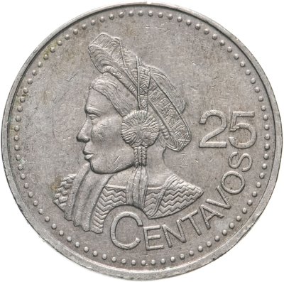 купить Гватемала 25 сентаво (centavos) 2000