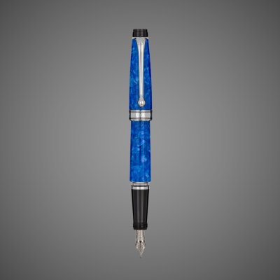 купить Перьевая ручка Aurora Mini Acqua Blue CT, перо — F, в подарочной коробке, Лаки и смолы: смола, хром, 2026 г.