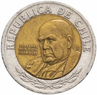 купить Чили 500 песо (pesos) 2000-2018