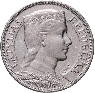 купить Латвия 5 латов (lati) 1929
