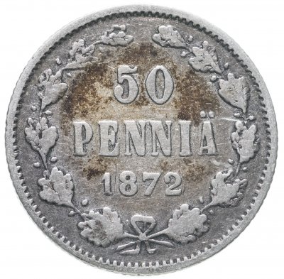 купить 50 пенни 1872 S, для Финляндии