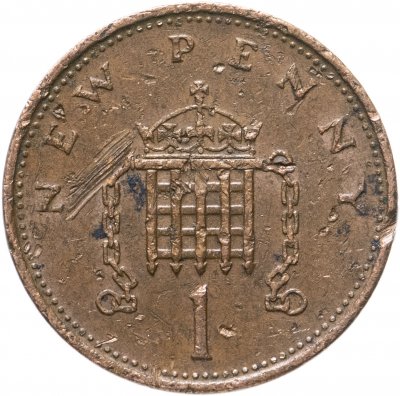 купить Великобритания 1 новый пенни (new penny) 1971-1981, случайная дата