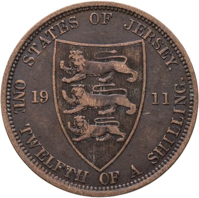 купить Джерси 1/12 шиллинга (shilling) 1911