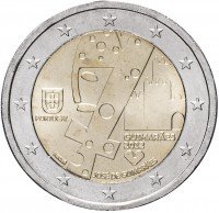 Купить Португалия 2 евро 2012 "Гимарайнш - Культурная столица Европы"