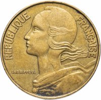 Купить Франция 20 сантимов (centimes) 1962-2001 случайный год