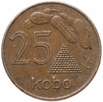 купить Нигерия 25 кобо (kobo) 1991