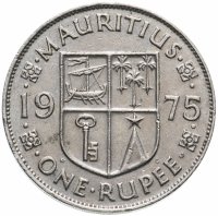 купить Маврикий 1 рупия (rupee) 1975