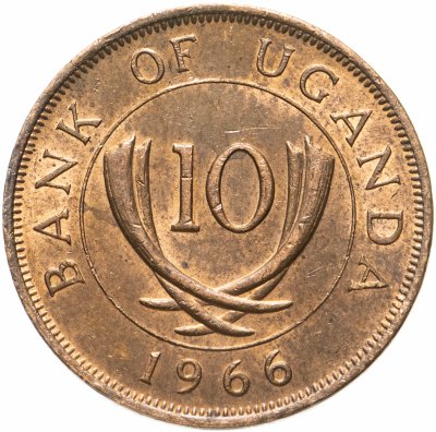 купить Уганда 10 центов (cents) 1966