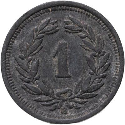 купить Швейцария 1 раппен (rappen) 1943