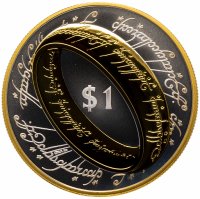 купить Новая Зеландия 1 доллар 2003 "Властелин Колец - Кольцо всевластия" в футляре