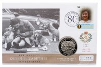Купить Гибралтар 1 крона (crown) 2006 "80 лет со дня рождения Королевы Елизаветы II - королевская семья" (в конверте)