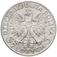 купить Польша 5 злотых (zlotych) 1934 Королева Ядвига
