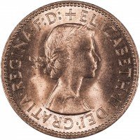 Купить Великобритания 1/2 пенни 1967