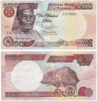 купить Нигерия 100 найра 2011 (Pick 28k)