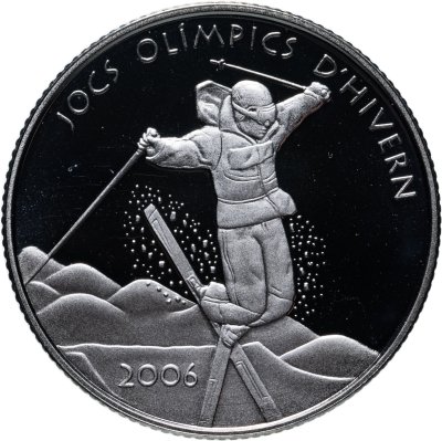 купить Андорра 10 динеров 2005 "XX Зимние олимпийские игры"