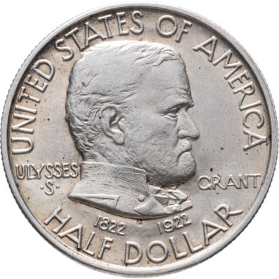 купить США 50 центов (half dollar) 1922 "100 лет со дня рождения Улисса Гранта"