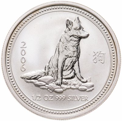 купить Австралия 50 центов (cents) 2006 Год Собаки