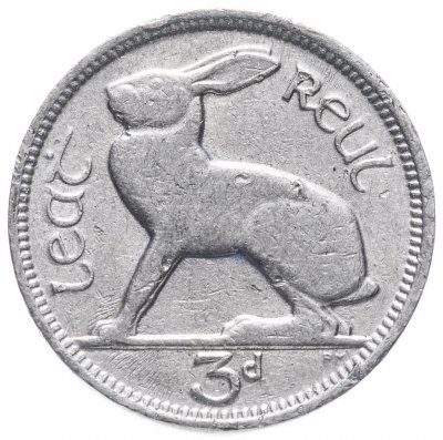 купить Ирландия 3 пенса 1935