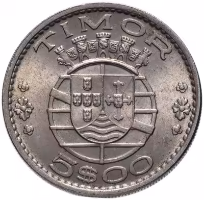 купить Португальский Тимор 5 эскудо (escudos) 1970