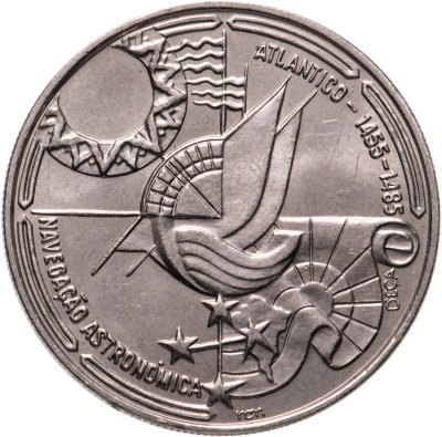 купить Португалия 100 эскудо (escudos) 1990 "Золотой век открытий - Астронавигация"
