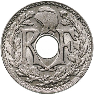 купить Франция 5 сантимов (centimes) 1917