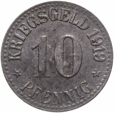 купить Германия (Кассель) нотгельд 10 пфеннигов 1919