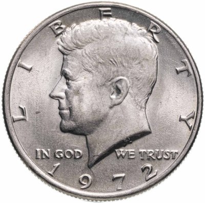 купить США 50 центов (1/2 доллара, half dollar) 1972