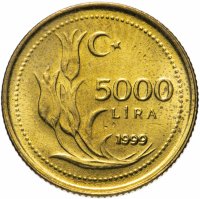 купить Турция 5000 лир (lira) 1999